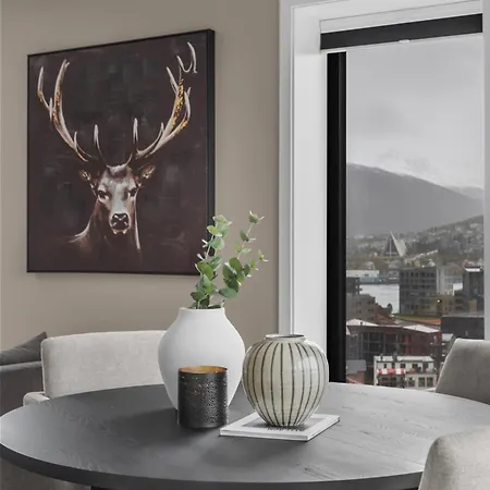 公寓 The View - Center With Spectacular Views 特罗姆瑟